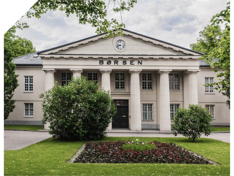 Oslo Børs Stock Exchange building in Oslo, Norway.