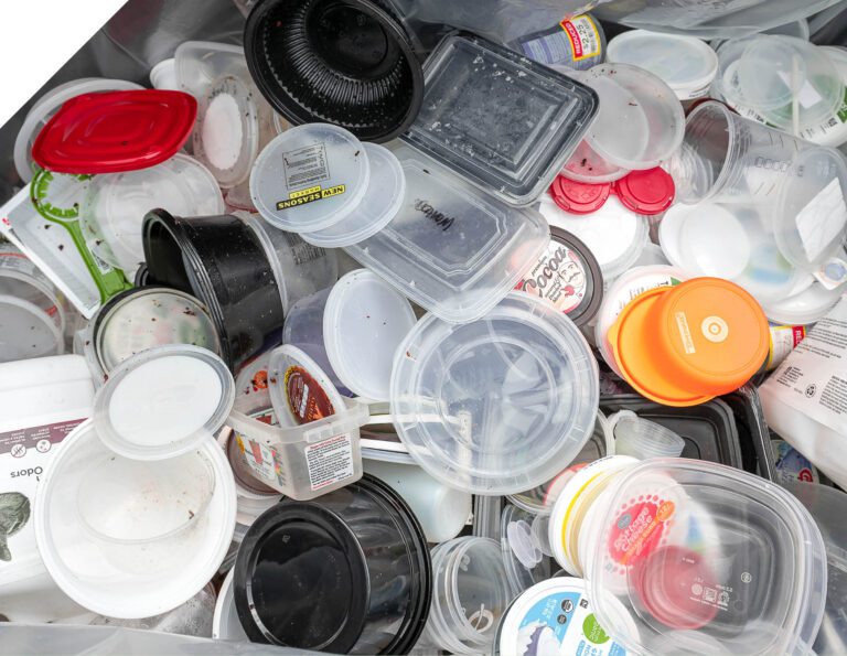 Polystyrene waste